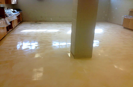 Industrial concrete floor coating